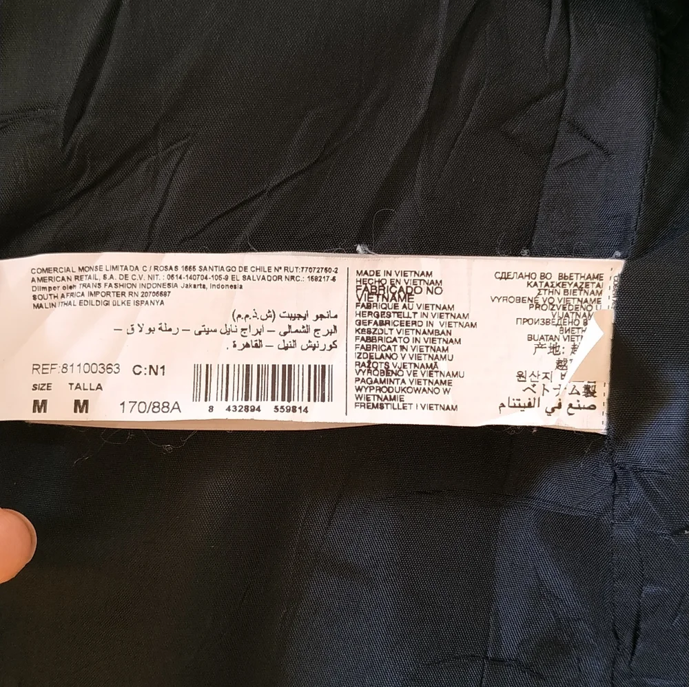 Mango Suit Blazer Black - Picture 11 of 17